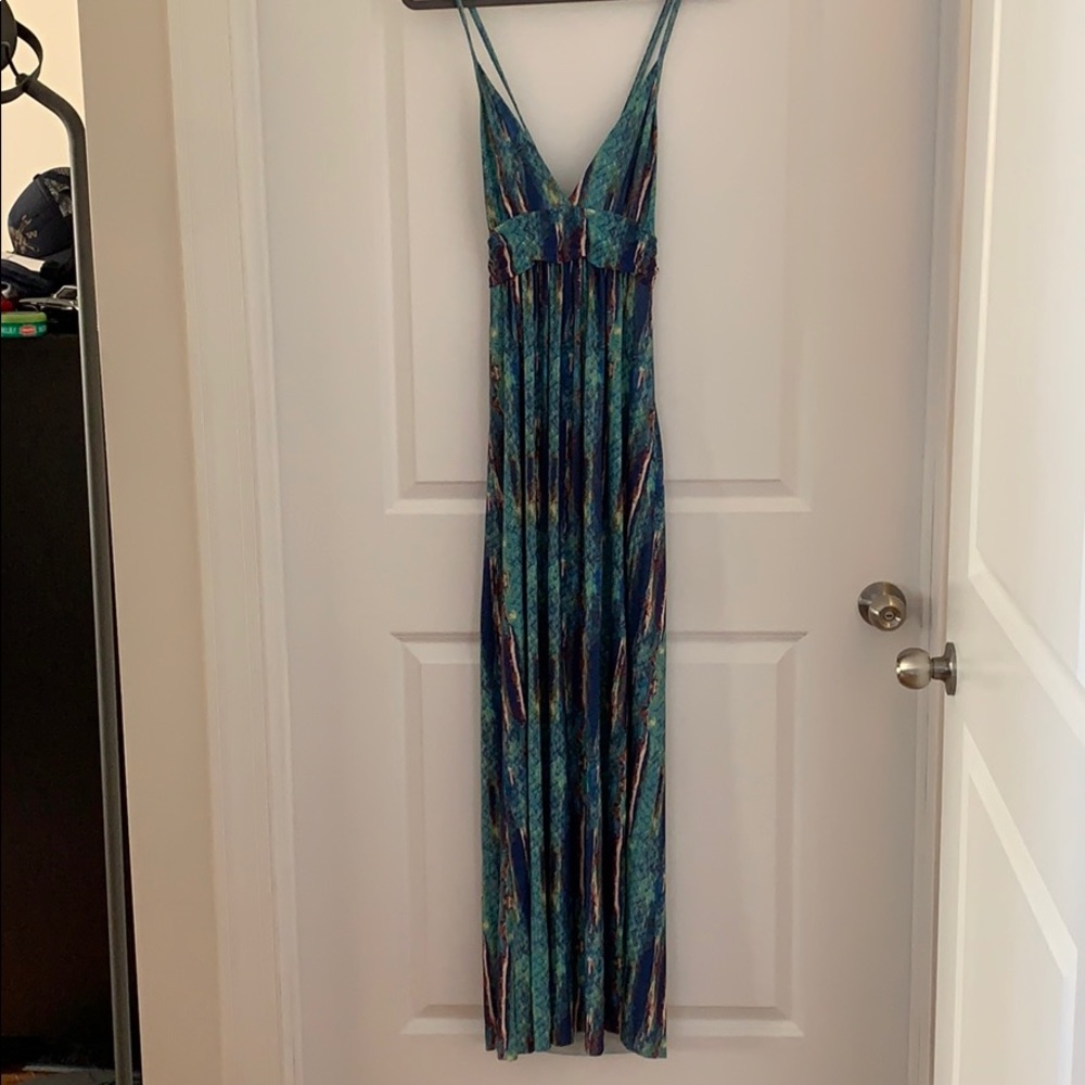 Beautiful snake print maxi dress